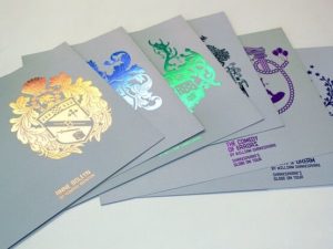 Foil blocking (foil stamping)